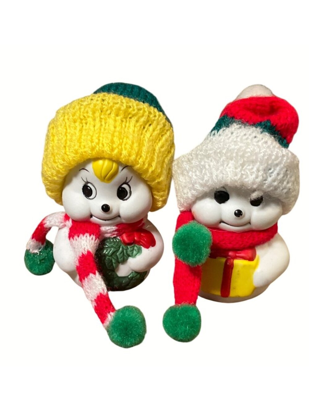 Giftco Snow Bells Snowman Christmas Porcelain Bell Ornament